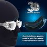 Swimming Goggles Adult Mens Children - Mirror Swim Goggles Anti Fog with UV Protection No Leaking with Nose Clip and Earplugs, Designed for Mens Womens Kids Image 8