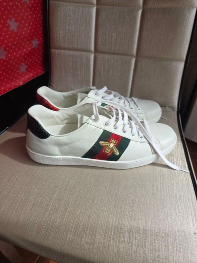 Gucci Ace leather trainers UK 8