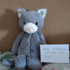 Jellycat Bashful Grey Kitten BNWT
