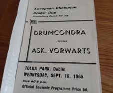 Drumcondra V Ask Vorwarts 1965 programme