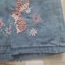 Baby girls denim pinafore Image 2