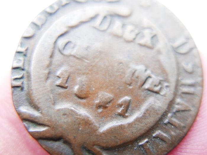 Haiti  1841 Rare 2 Centimes
