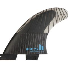 FCS II Medium Performer PCC Carbon + Aircore Thruster Surfboard Fins