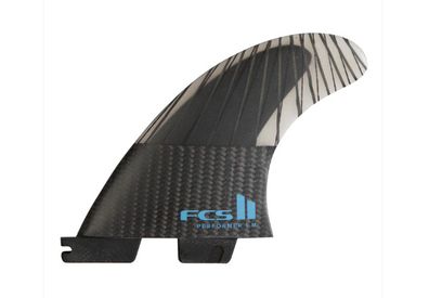 FCS II Medium Performer PCC Carbon + Aircore Thruster Surfboard Fins