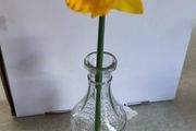 Vintage Old Cut Glass Vase.