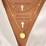 2 layers Chain Necklace - New Image 2