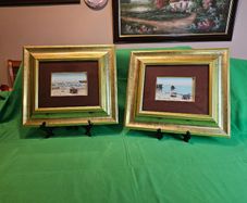 Charming Pair of Small Seascape Oil Paintings  Luciano Doulati, 1994