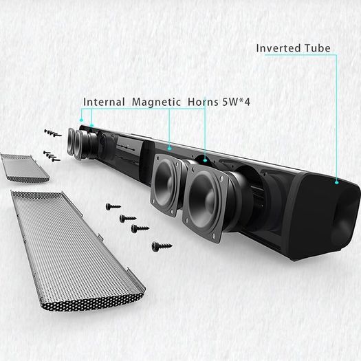 soundbar Soundbar Bluetooth Speaker Multifunctional Sound Desktop Wireless Portable Speaker Black NEW