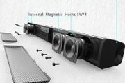 soundbar Soundbar Bluetooth Speaker Multifunctional Sound Desktop Wireless Portable Speaker Black NEW