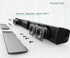 soundbar Soundbar Bluetooth Speaker Multifunctional Sound Desktop Wireless Portable Speaker Black NEW