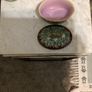 : Rare 19th Century George Jones Majolica Oval Lidded Box / Dish with Sleeping Calf Finial Image 3