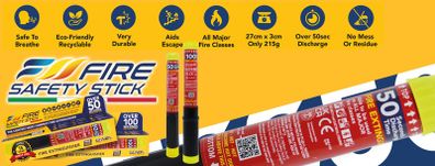 Fire Safety Stick - Compact Fire Extinguisher