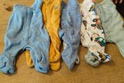 5 Newborn boys Babygrows Tesco. Upto 7.5 lbs.