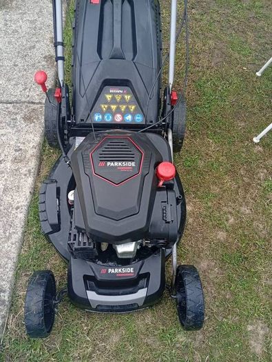 petrol lawnmower