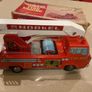 Yonezawa Japan Tin Battery Operated Snorkle Fire Engine Mint in Box Image 9