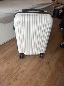 White suitcase