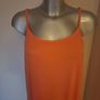 BNWT Obu orange mandarina strappy midi summer dress size XXL UK 20/22 EU48/50 Postage included Image 5