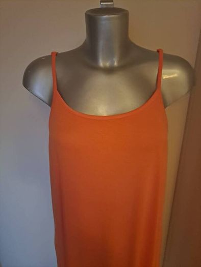 BNWT Obu orange mandarina strappy midi summer dress size XXL UK 20/22 EU48/50 Postage included