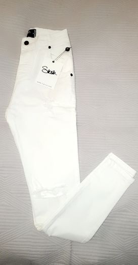 White Siksilk Jeans