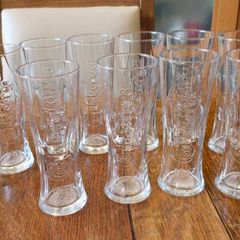 Carlsberg branded 1/2 pint pilsner glass