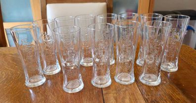 Carlsberg branded 1/2 pint pilsner glass
