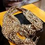 Gold Leopard Print Scarf\ Shawl Image 5