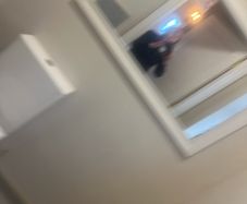 Large Farrow & Ball painted mirror