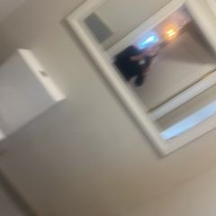 Large Farrow & Ball painted mirror