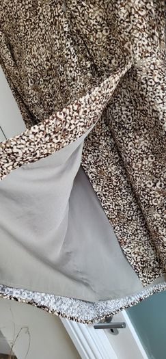 ZARA cream printed dress Sz S (Fit 8UK) - Bnwt Rrp 59.99