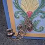 2 X Victorian Hanging Mahogany Wall Panels with Brass Dragon Sconces Image 6