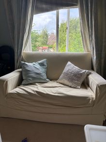 Small sofa - cream yellow