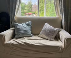 Small sofa - cream yellow