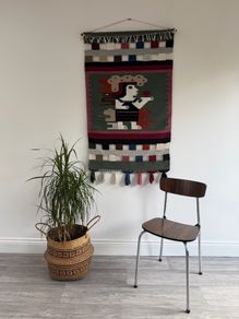 Vintage Aztec Wall Hanging