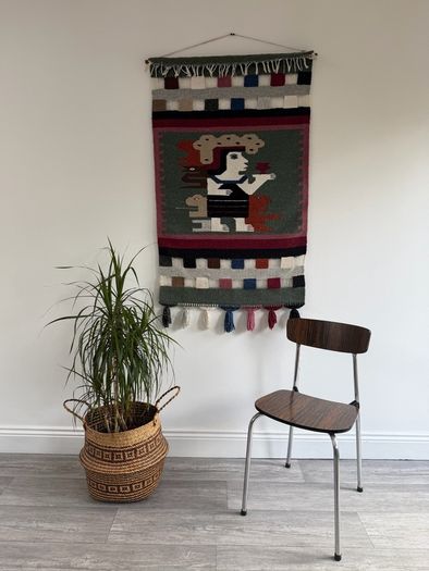 Vintage Aztec Wall Hanging