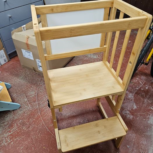 Cosyland bamboo learning tower and table bench