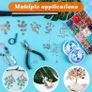 801 Pcs Crystal Jewellery Making Kit, Crystals for Jewellery Making with Crystal Gemstone Beads 5-7mm Stone Bead Drilled Beads for Jewelry Making (FREE POSTAGE) Image 6