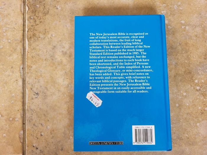 The New Jerusalem Bible - New Testament.