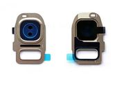 Back Camera Lens Frame Holder for Samsung Galaxy S7 Gold- #120935