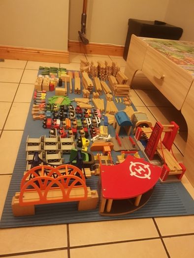 Large Wooden Track Set