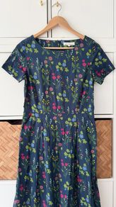Seasalt Cornwall Floral Cotton Dress Size 10