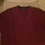 Mens jumper. Size Medium. Wine. New Image 5