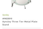 Aynsley 3 tier metal Plate Stand