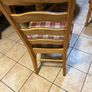 Pine Dining Table and Six Chairs. Solid. Heavy. Image 7