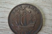 Great Britain UK 1937 Half Penny George VI Coin - free standard postage