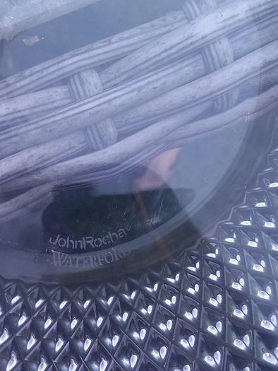 Waterford Crystal v rare John Rocha centrepiece 13.5 inch Lume bowl, no damage, D18