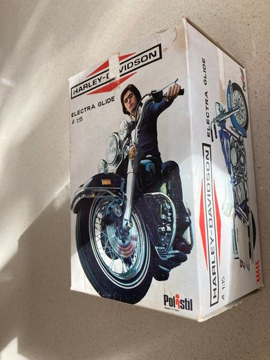 Harley Davidson Electra Glide Scale 1/15 Year 1973 Polistil