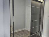 Sliding Doors Wardrobe S 203cm LED - Grey