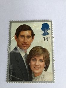 1981 British stamp - Charles and Diana