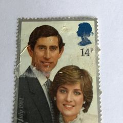 1981 British stamp - Charles and Diana
