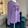 Girls Purple Long Sleeved Top  Size Age UK 13 / EU 160cm Image 6